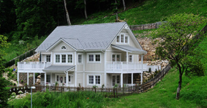 Einfamilienhaus aus Holz