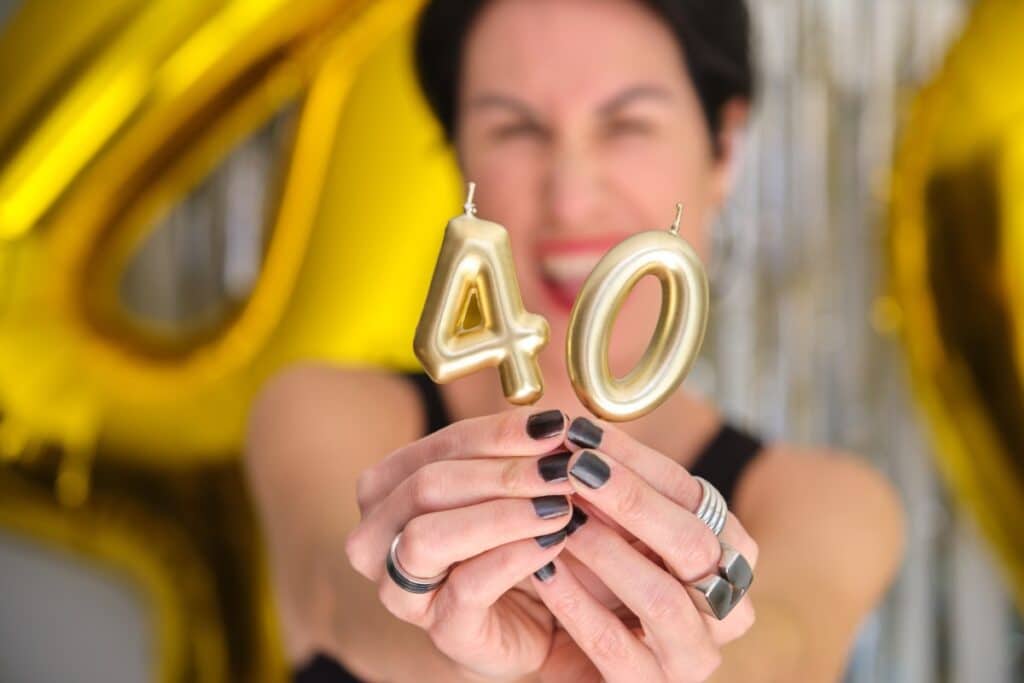 40. Geburtstag Frau